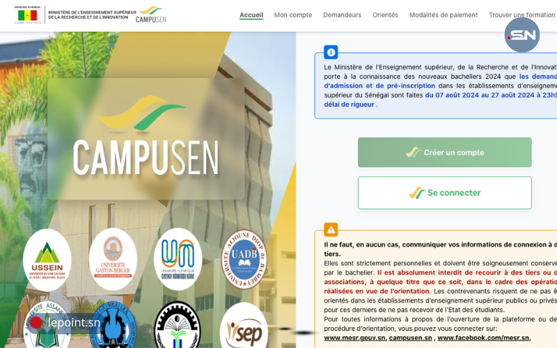 Inscription Campusen 2026